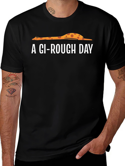 A GI-Rough Day Giraffe Graphic T-Shirt