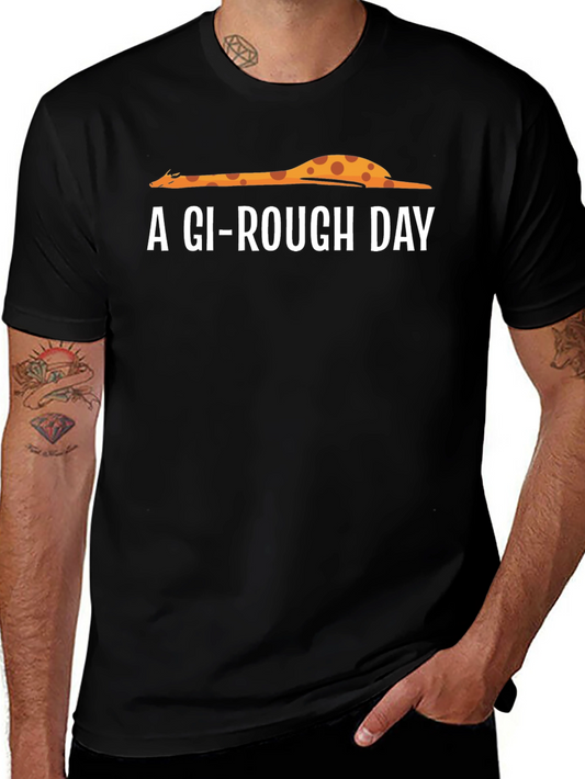 A GI-Rough Day Giraffe Graphic T-Shirt