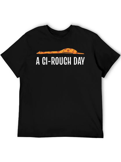 A GI-Rough Day Giraffe Graphic T-Shirt