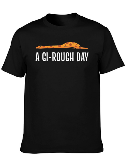 A GI-Rough Day Giraffe Graphic T-Shirt