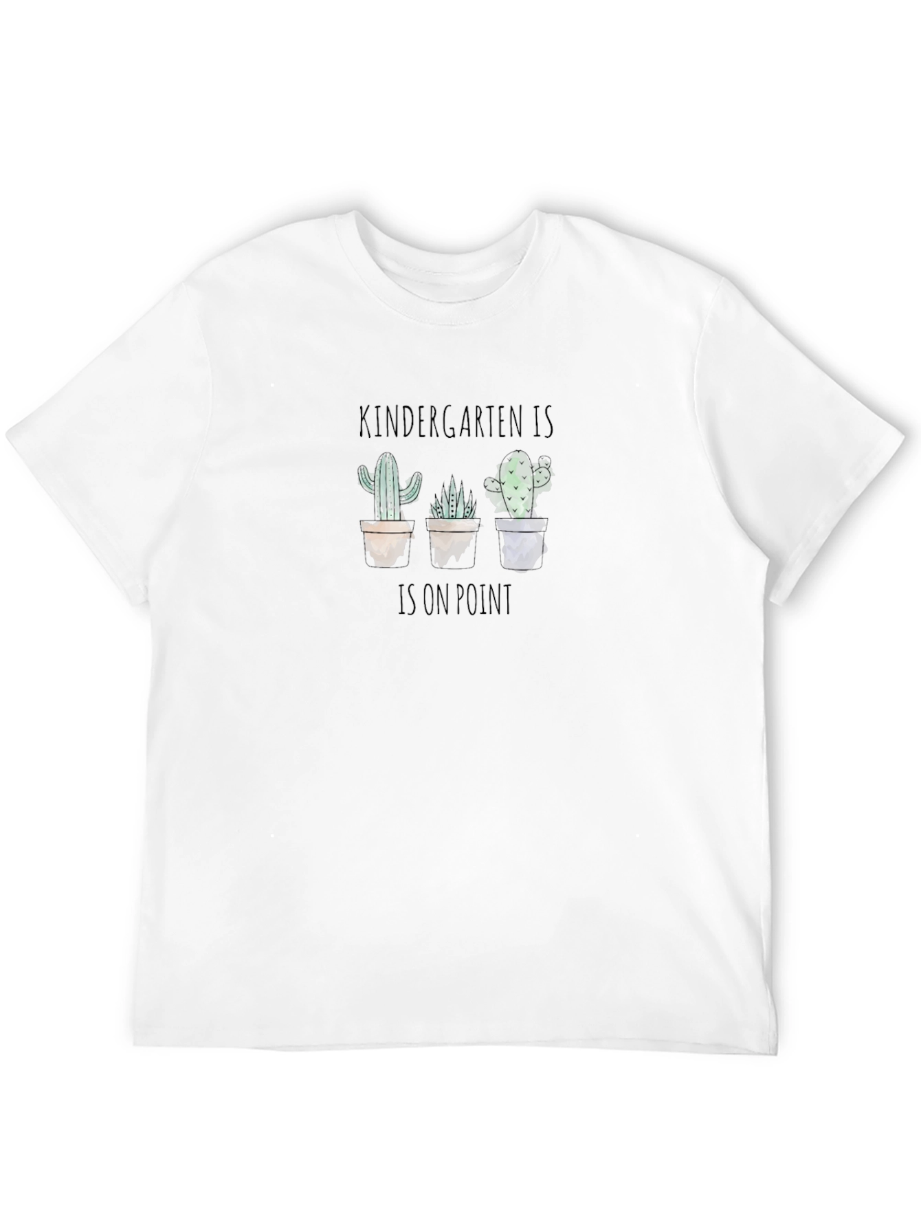Kindergarten Cactus T-Shirt - On Point Teacher Tee