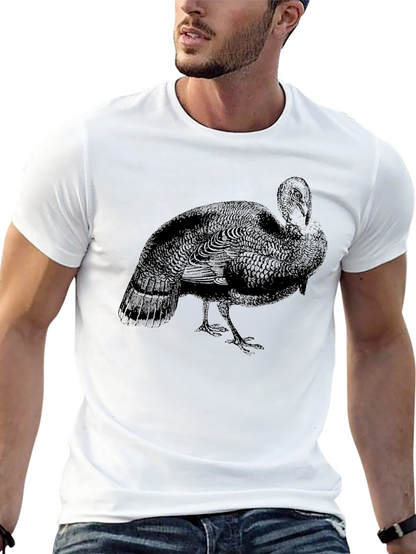 Turkey Graphic T-Shirt - Mens Black Tee