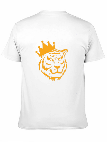 Tiger King Graphic Print Black T-Shirt