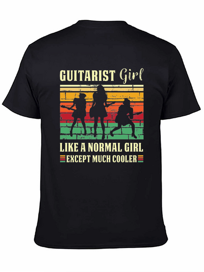 Guitarist Girl Tee: Rock & Roll Cool