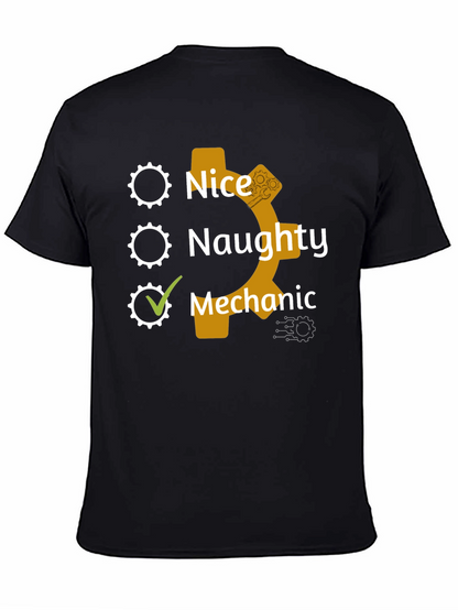 Nice Naughty Mechanic Graphic Tee