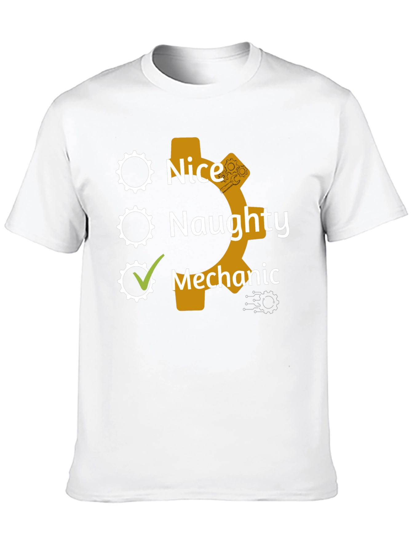 Nice Naughty Mechanic Graphic Tee