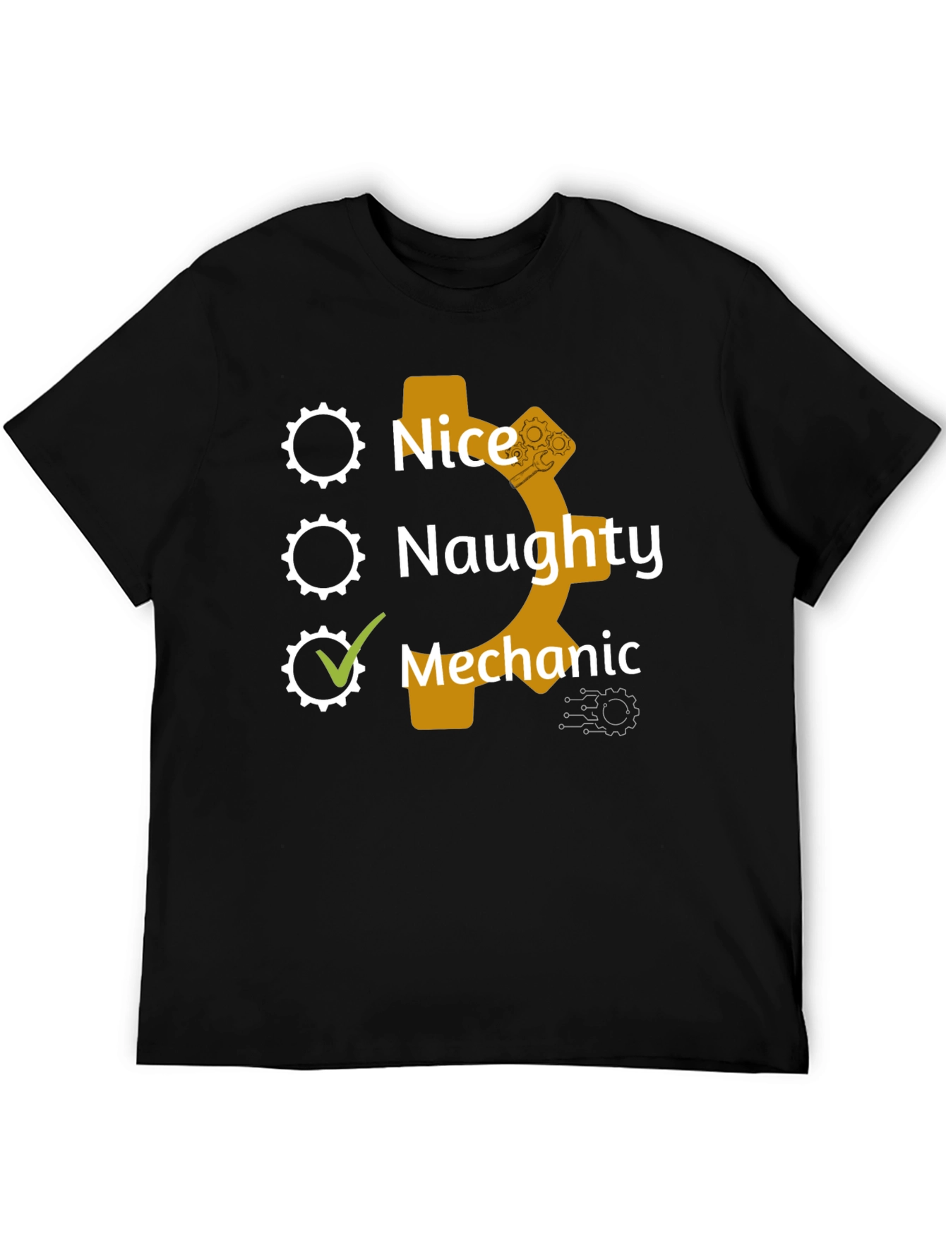 Nice Naughty Mechanic Graphic Tee