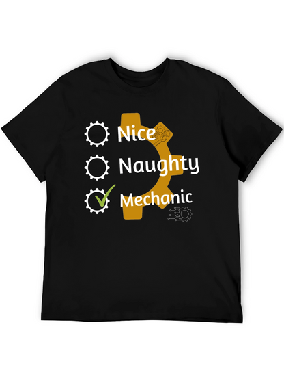 Nice Naughty Mechanic Graphic Tee
