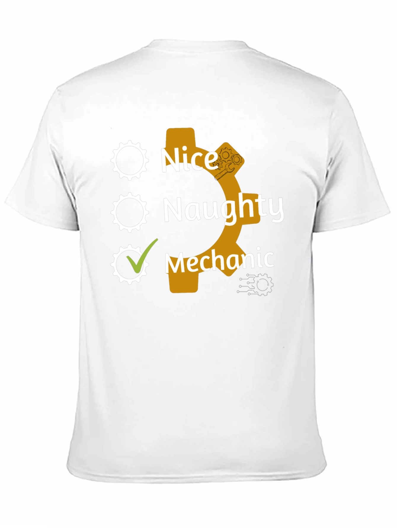Nice Naughty Mechanic Graphic Tee