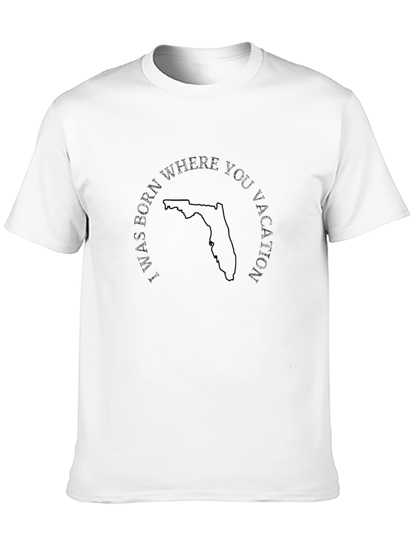 Florida Vacation T-Shirt - Black