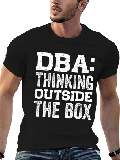 DBA Thinking Outside the Box Graphic T-Shirt