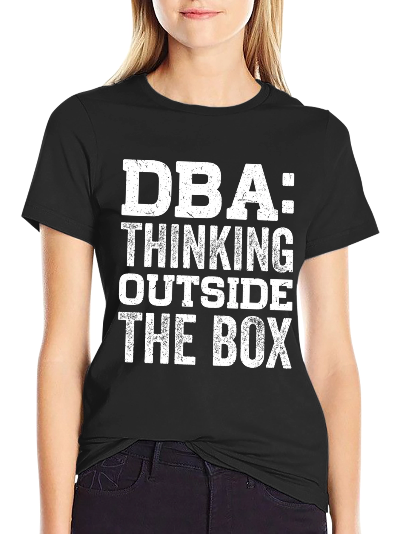 DBA Thinking Outside the Box Graphic T-Shirt