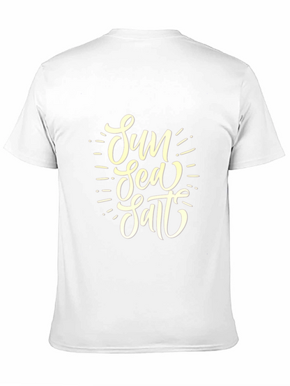 Sun Sea Salt Graphic Tee - Black Cotton T-Shirt