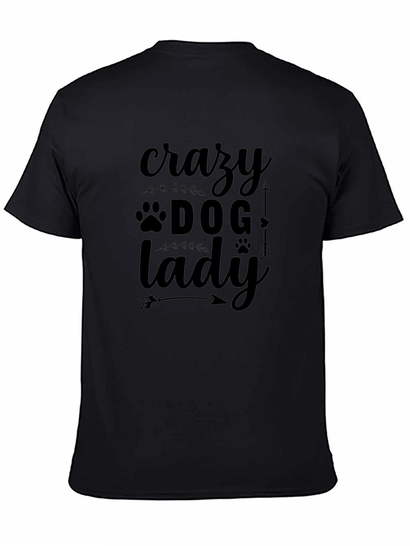 Crazy Dog Lady T-Shirt - Novelty Pet Lover Tee