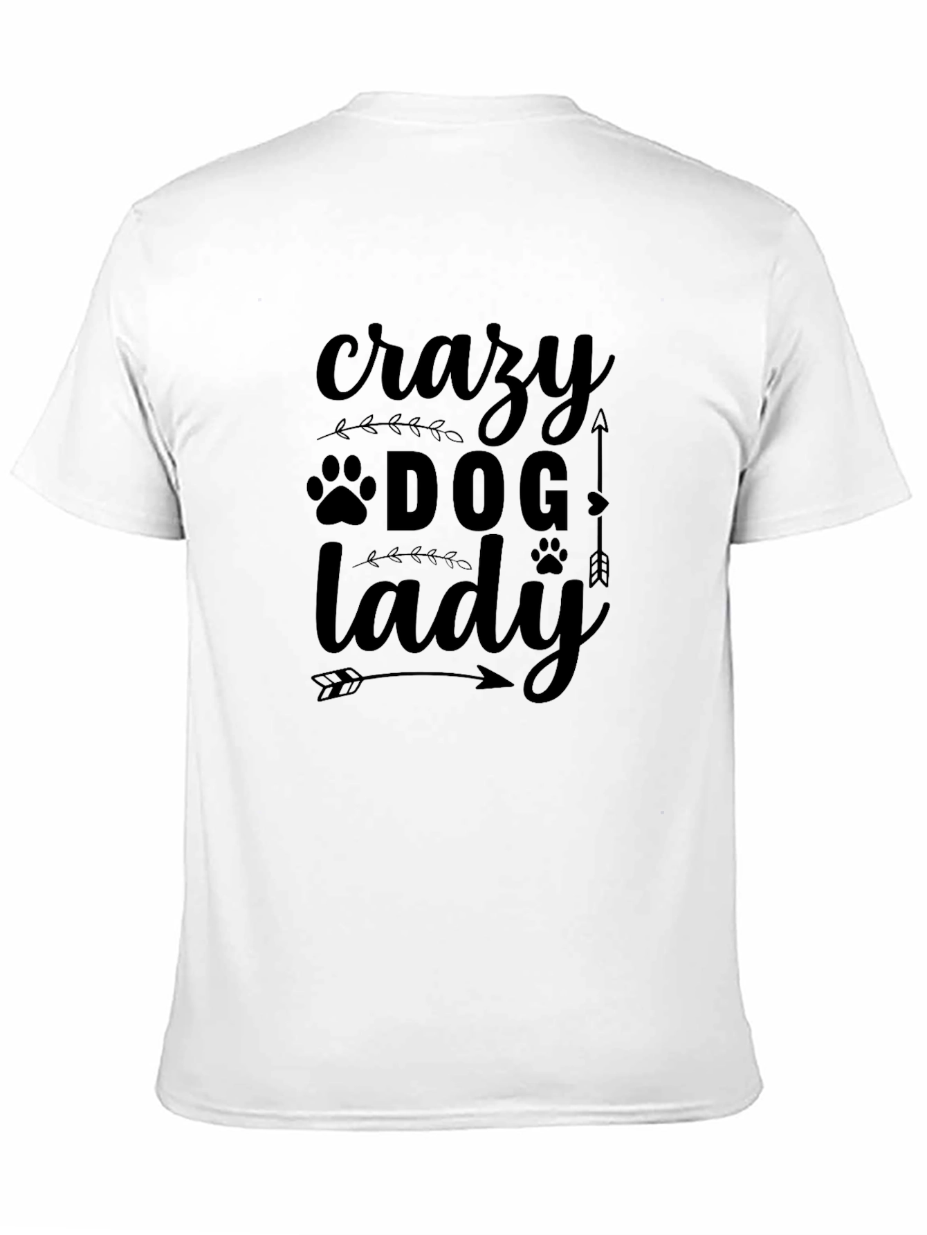 Crazy Dog Lady T-Shirt - Novelty Pet Lover Tee