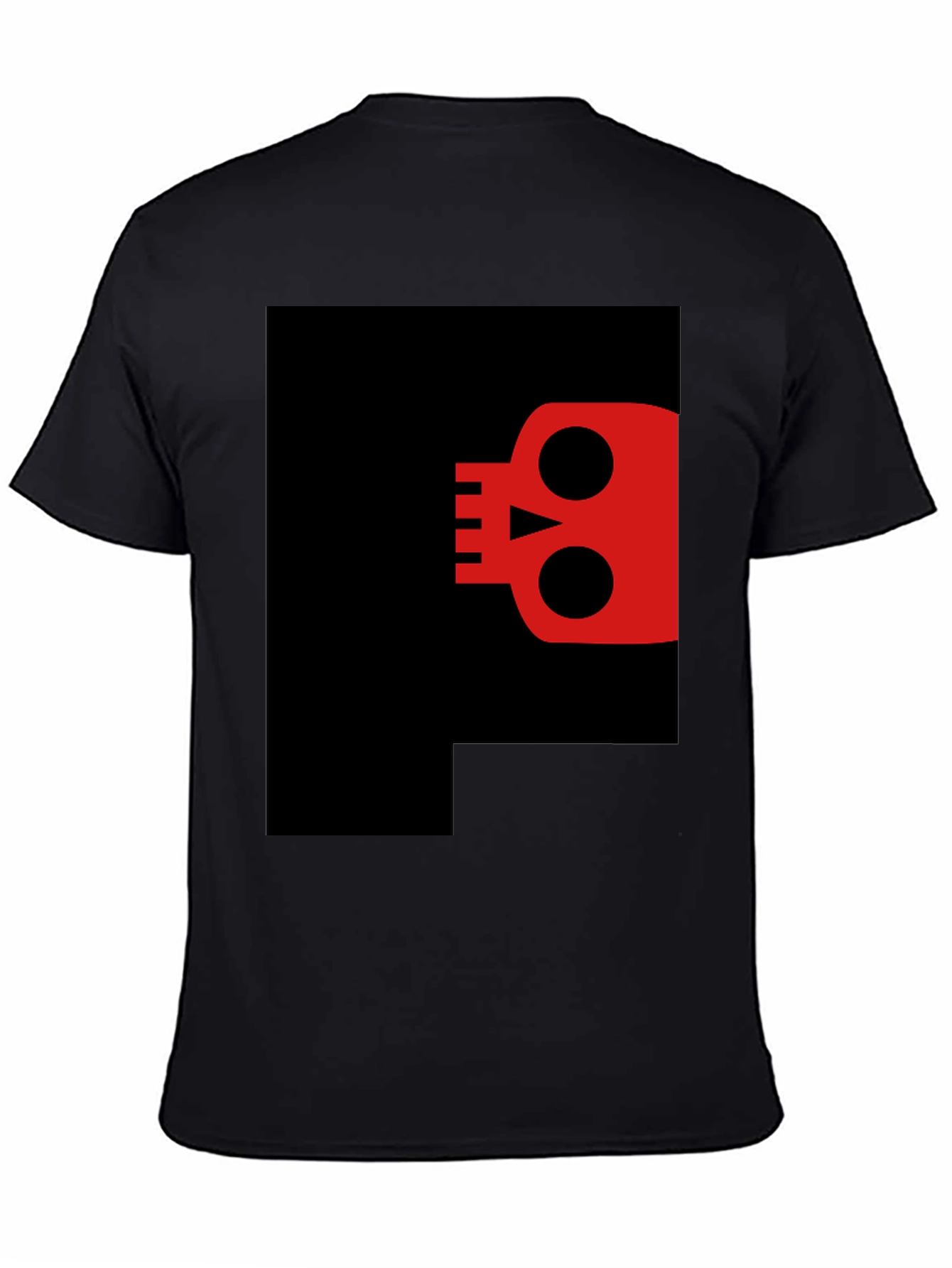 Skull Graphic Black T-Shirt - Modern Casual Style