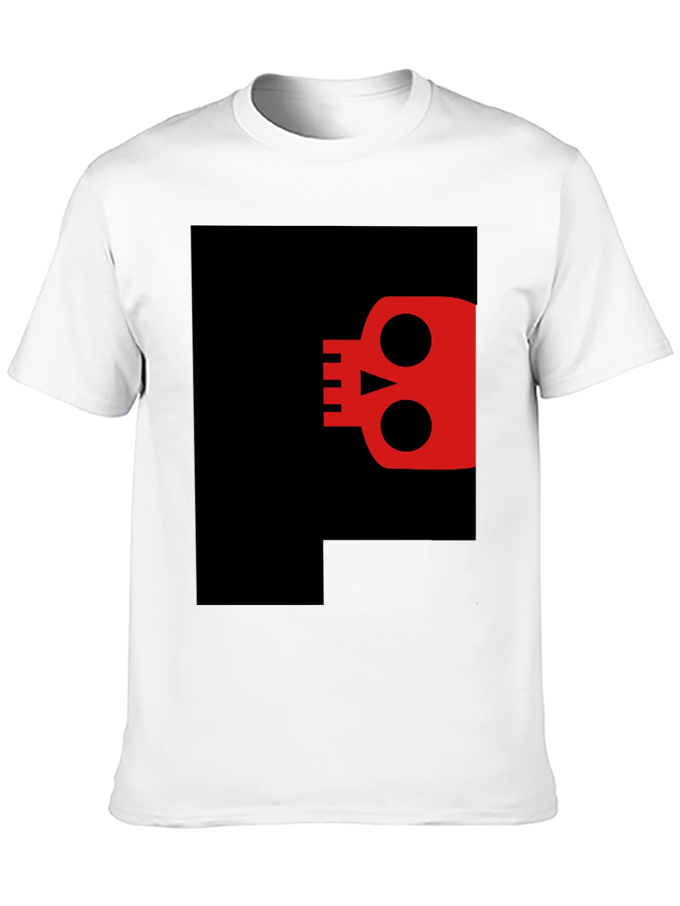 Skull Graphic Black T-Shirt - Modern Casual Style