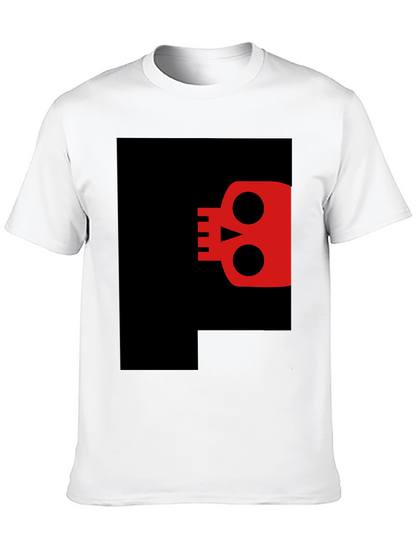 Skull Graphic Black T-Shirt - Modern Casual Style