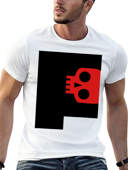 Skull Graphic Black T-Shirt - Modern Casual Style