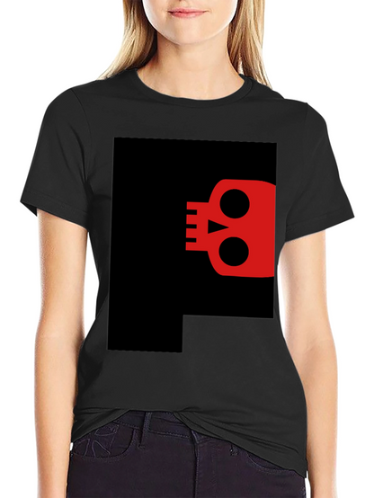 Skull Graphic Black T-Shirt - Modern Casual Style