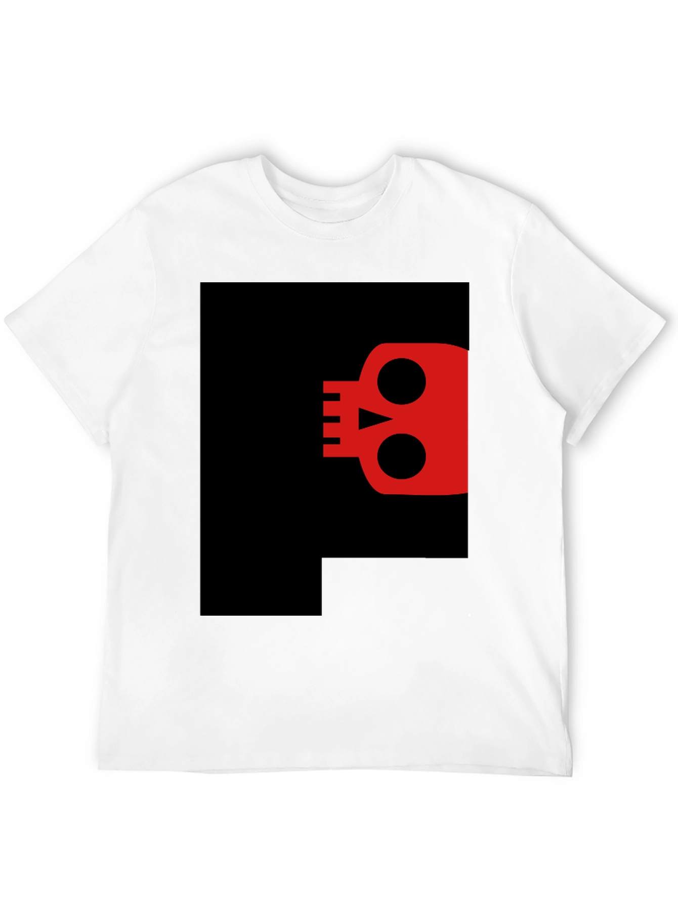 Skull Graphic Black T-Shirt - Modern Casual Style