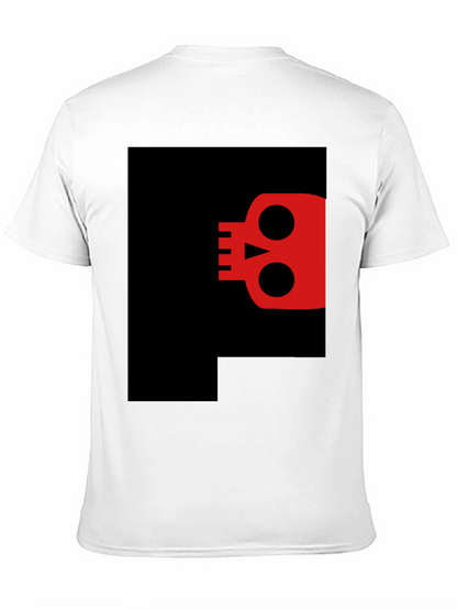 Skull Graphic Black T-Shirt - Modern Casual Style