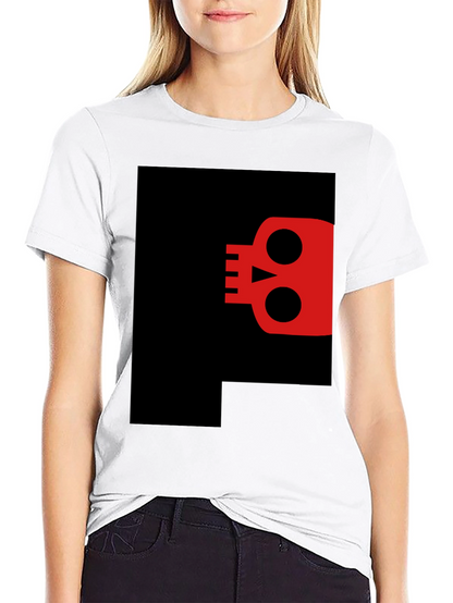 Skull Graphic Black T-Shirt - Modern Casual Style