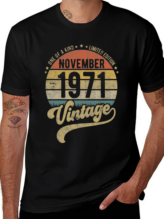 November 1971 Vintage Graphic T-Shirt