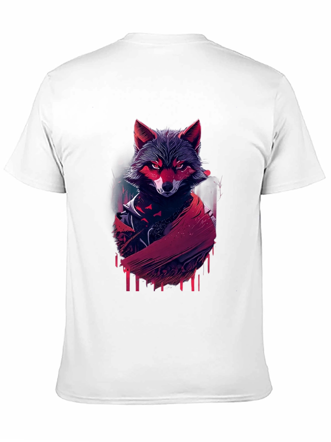 Urban Wolf Graphic Tee - Black Stylish T-Shirt