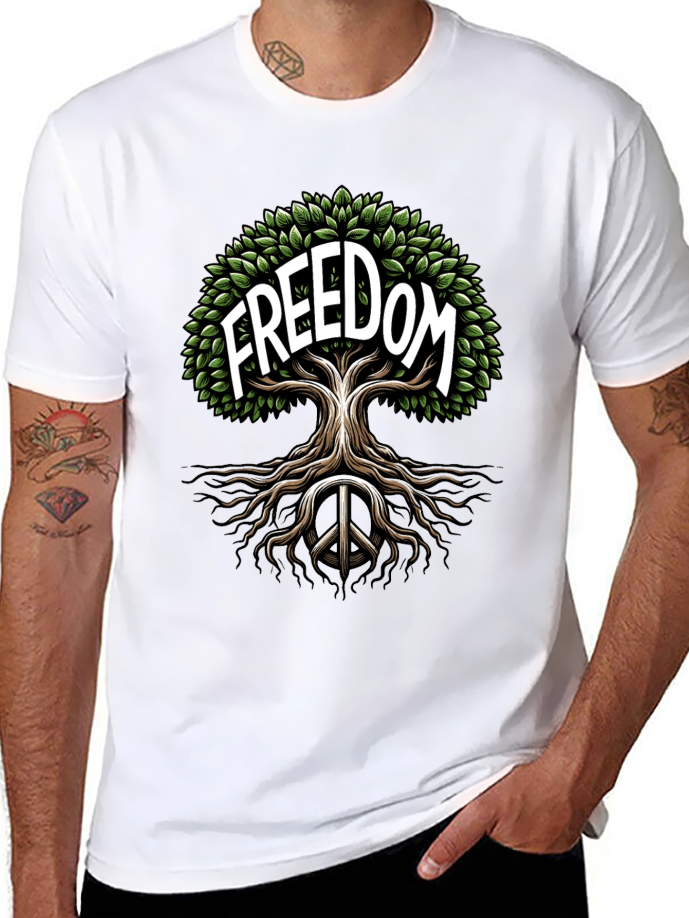 Freedom Tree Graphic T-Shirt