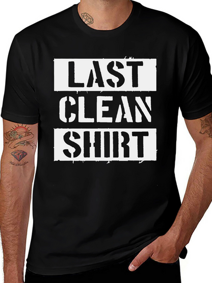 Last Clean Shirt Graphic Tee - Black