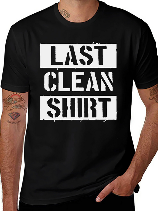 Last Clean Shirt Graphic Tee - Black