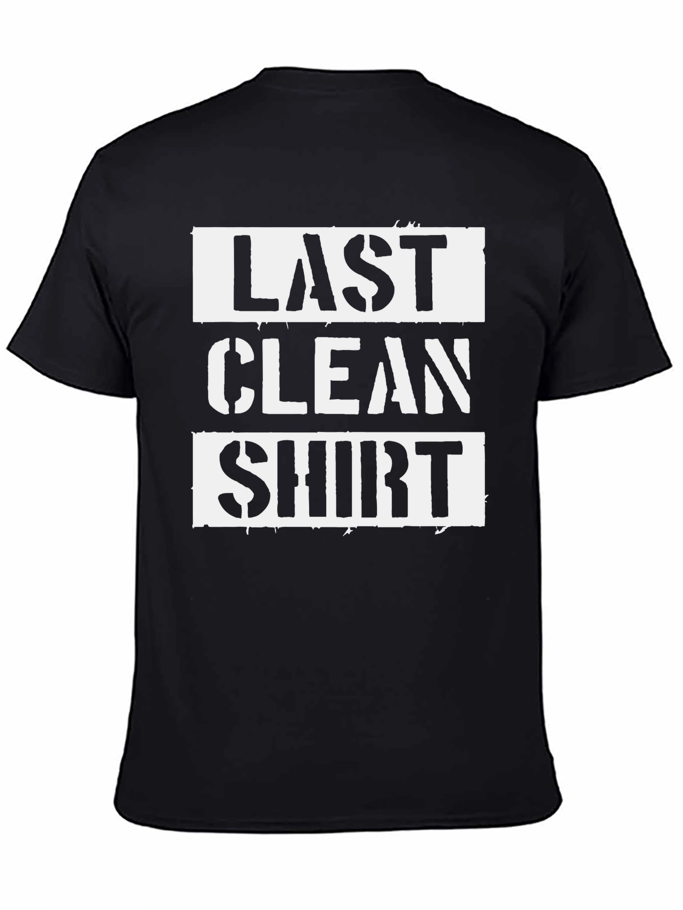 Last Clean Shirt Graphic Tee - Black