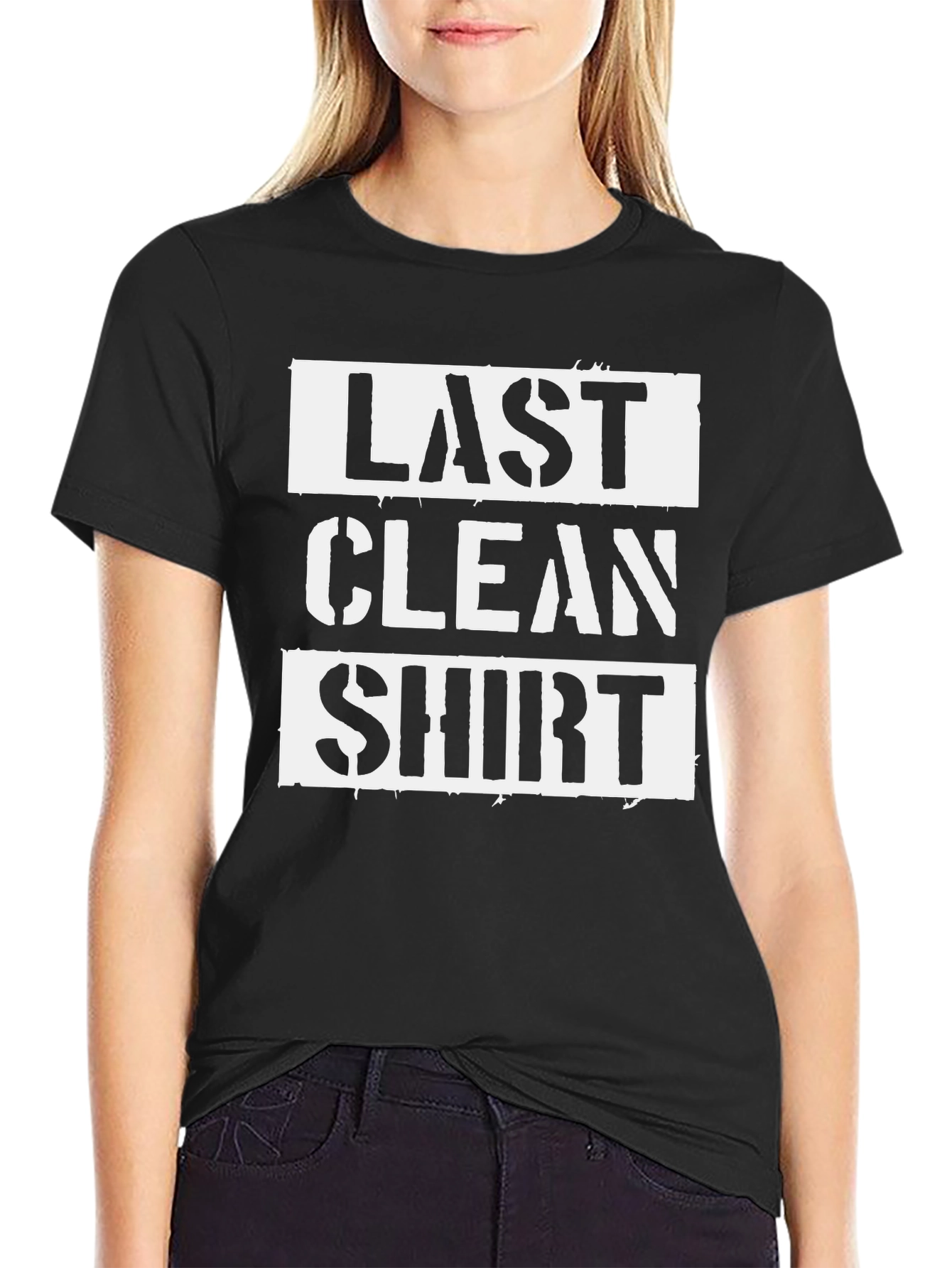 Last Clean Shirt Graphic Tee - Black