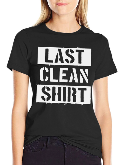Last Clean Shirt Graphic Tee - Black