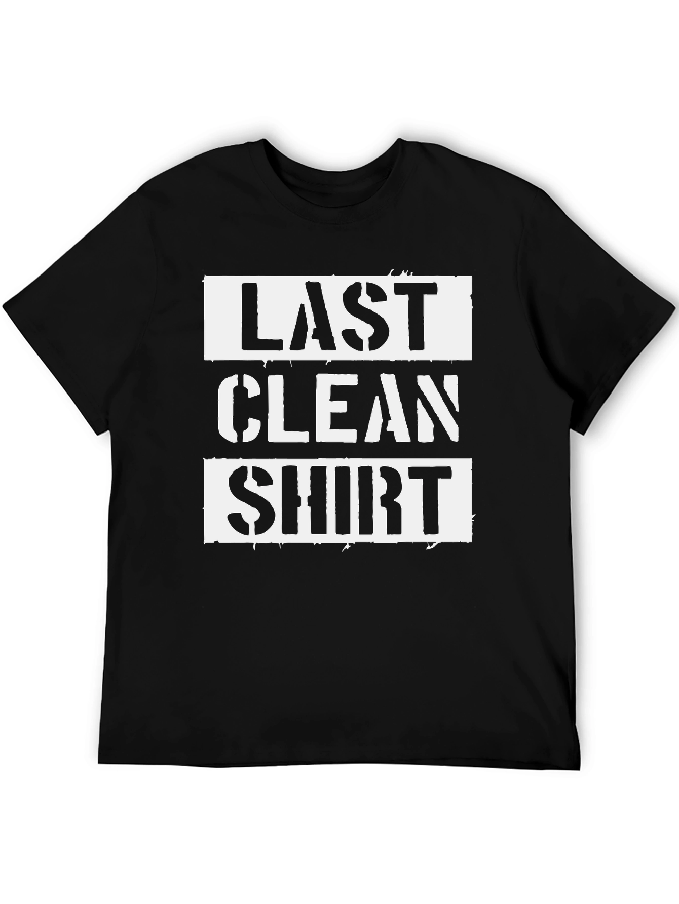 Last Clean Shirt Graphic Tee - Black