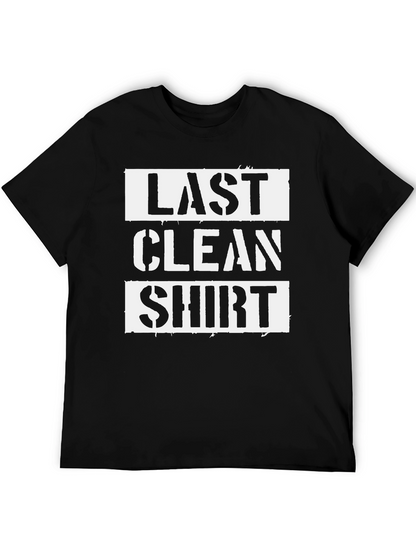 Last Clean Shirt Graphic Tee - Black