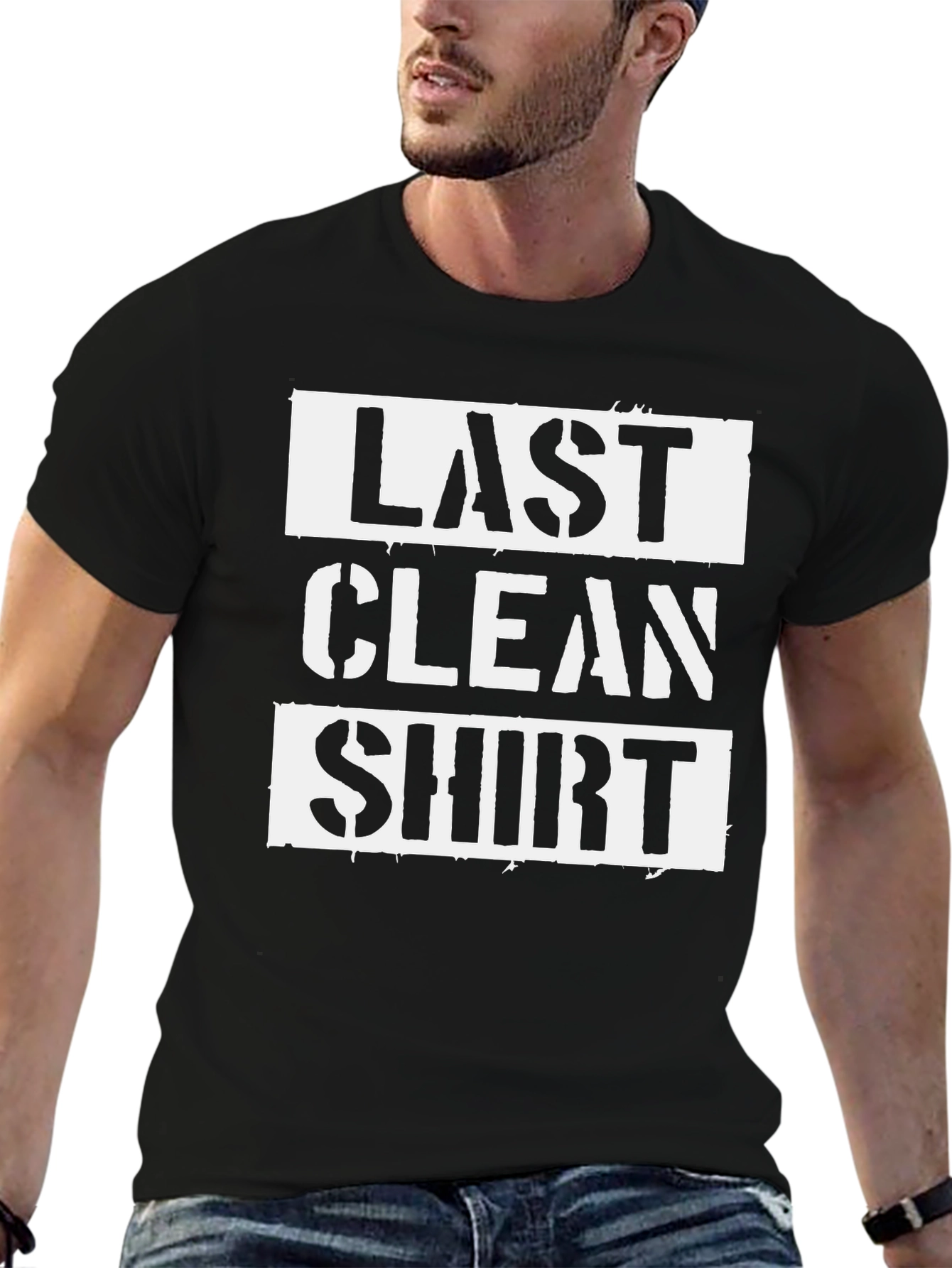 Last Clean Shirt Graphic Tee - Black