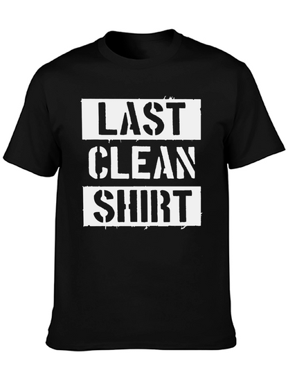 Last Clean Shirt Graphic Tee - Black