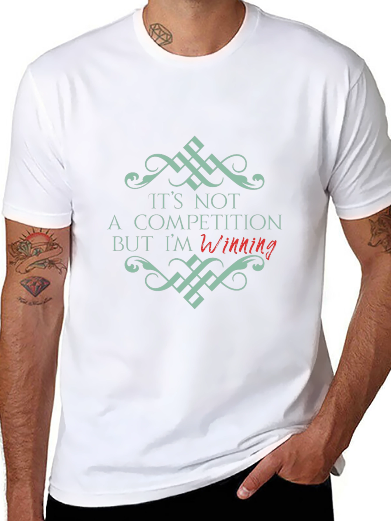 Its Not a Competition Winning Black T-Shirt