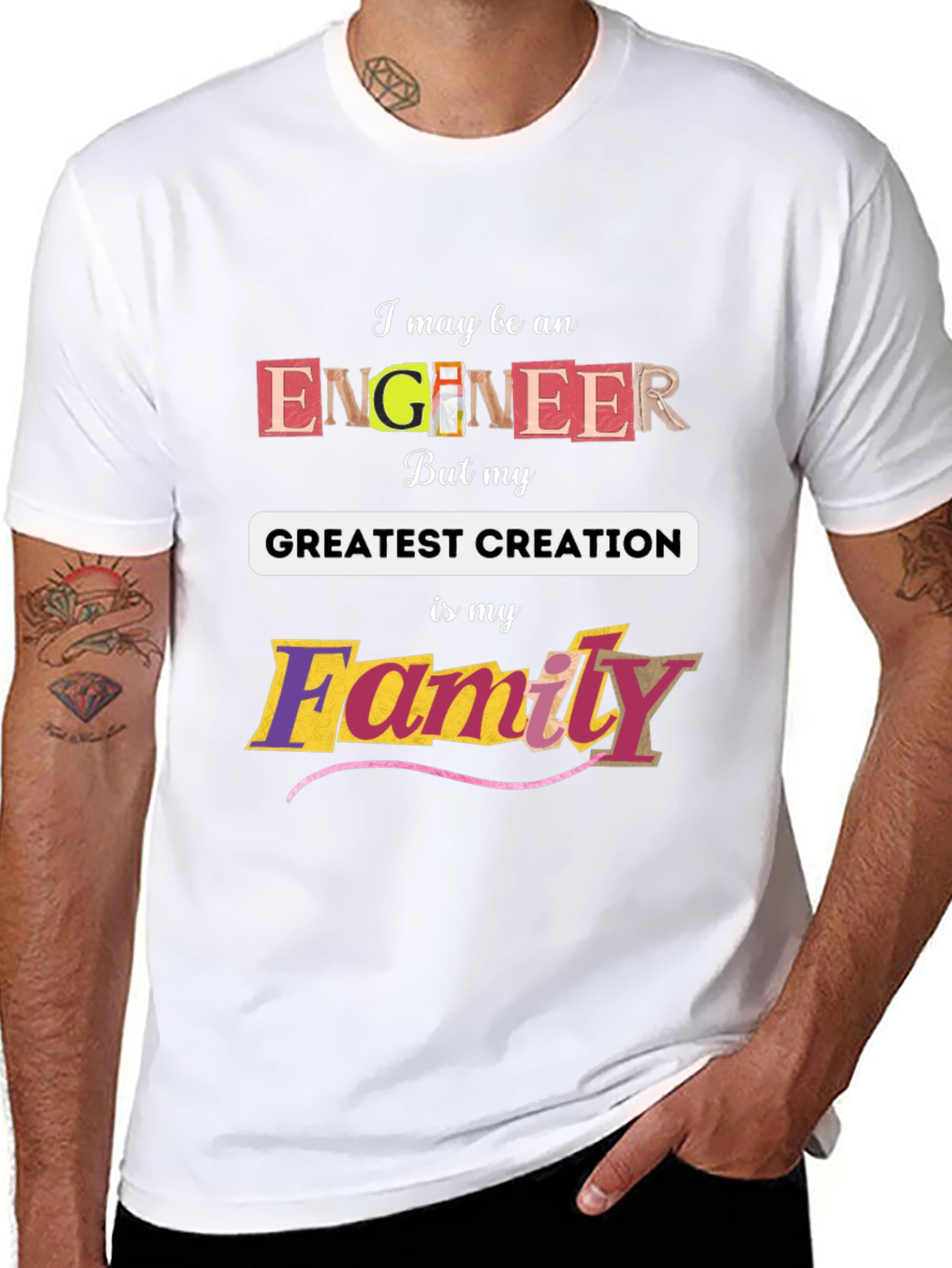 Engineer Greatest Creation Family T-Shirt