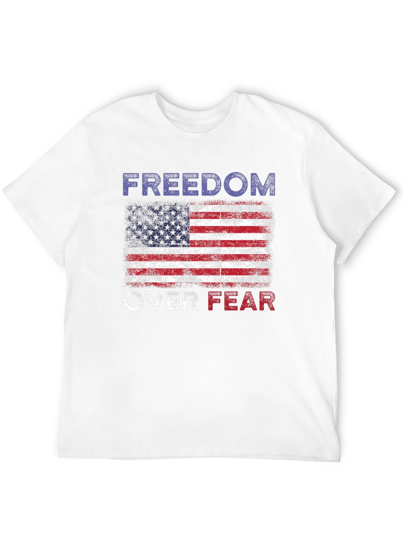 Freedom Over Fear American Flag T-Shirt