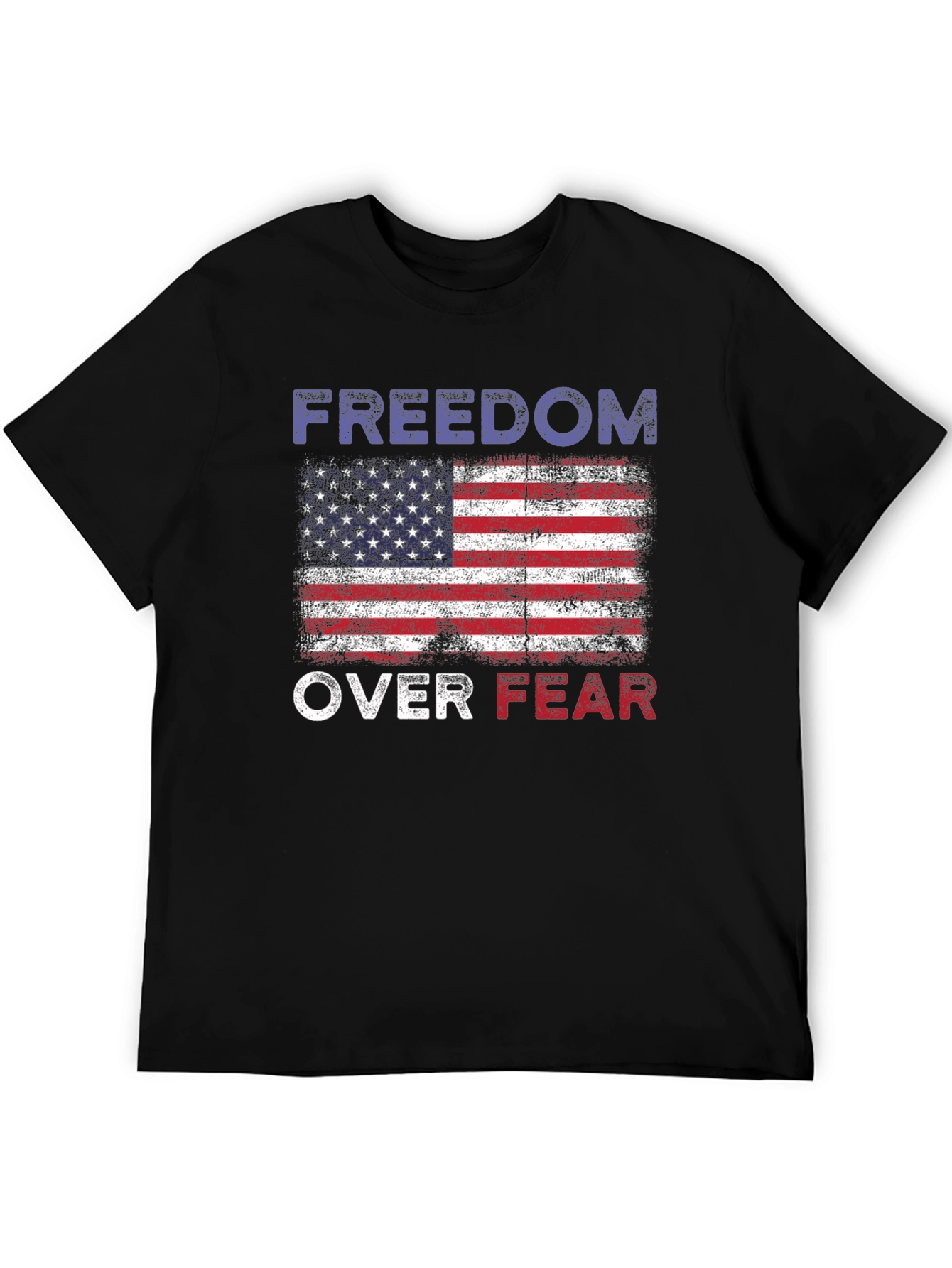 Freedom Over Fear American Flag T-Shirt