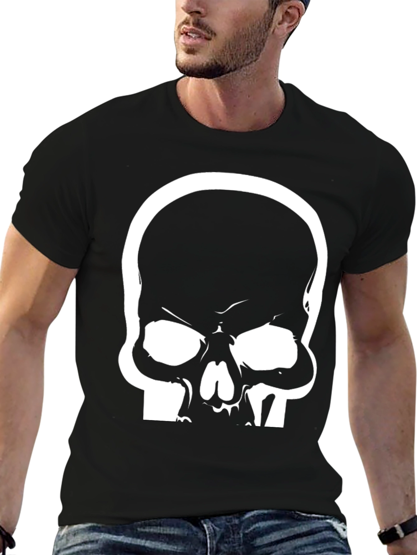 Skull Graphic Black T-Shirt