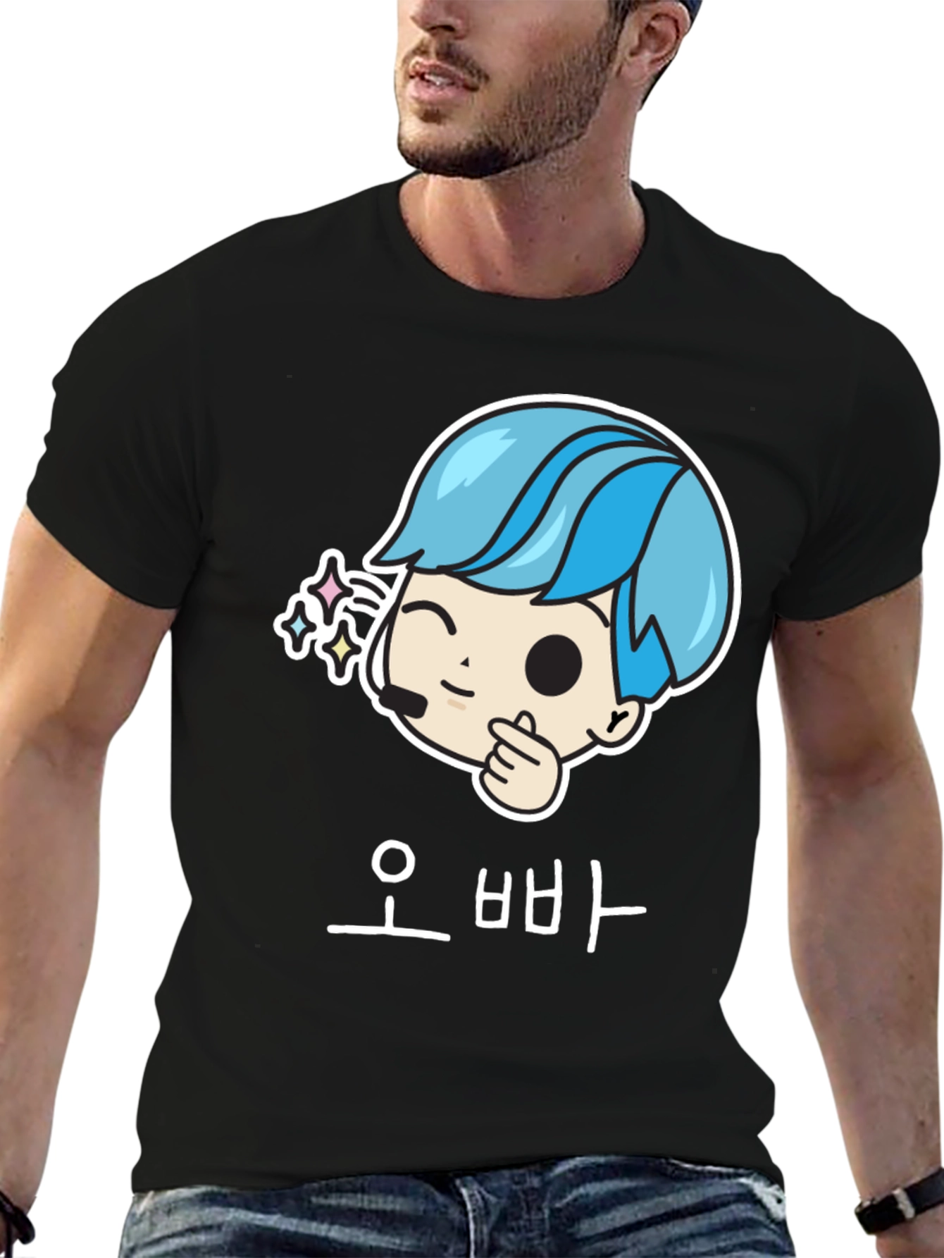Oppa Korean T-Shirt - Kawaii K-Pop Style!