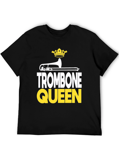 Trombone Queen Graphic Tee - Band Lover Apparel