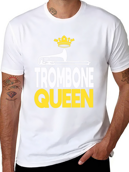 Trombone Queen Graphic Tee - Band Lover Apparel