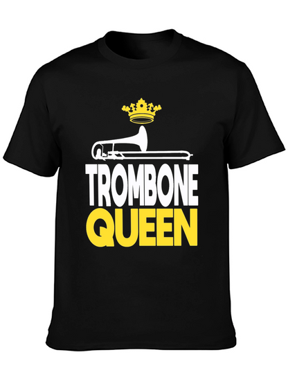 Trombone Queen Graphic Tee - Band Lover Apparel