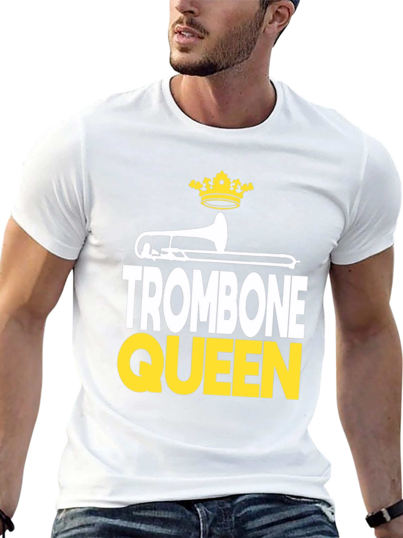 Trombone Queen Graphic Tee - Band Lover Apparel