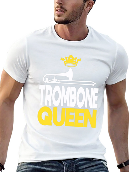 Trombone Queen Graphic Tee - Band Lover Apparel